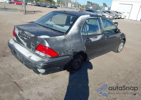 2003 Mitsubishi Lancer Es from USA, damaged, VIN JA3AJ26E83U103906